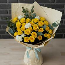 Букет цветов из:  Розы #REPLACE_PRED# Большое Буньково