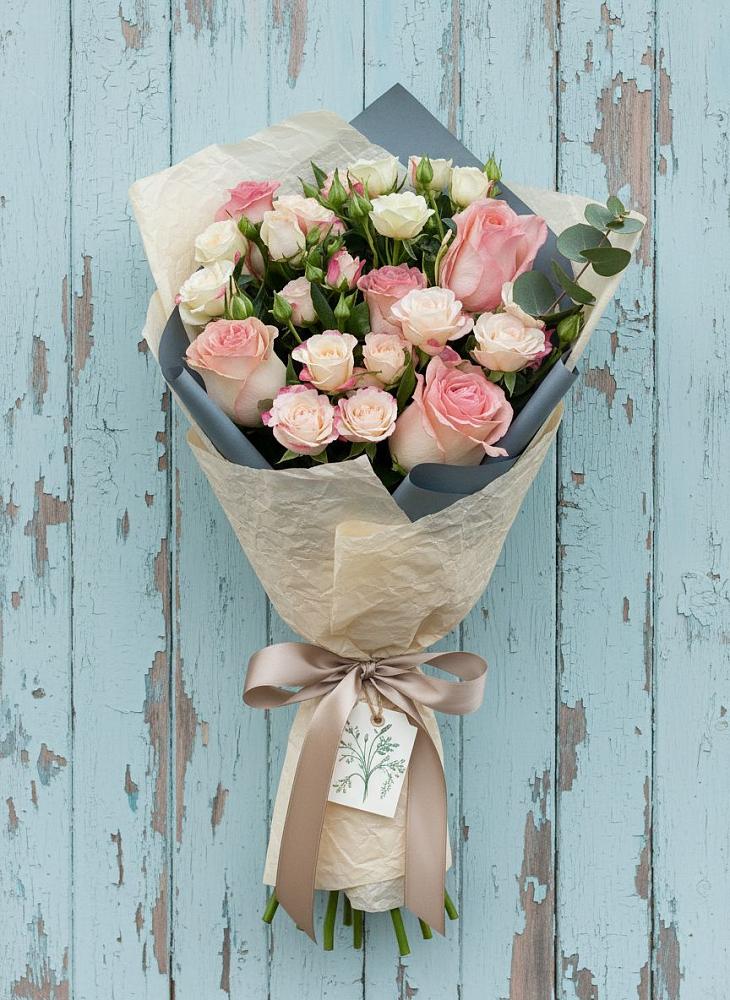 Букет цветов из: Розы в Большое Буньково