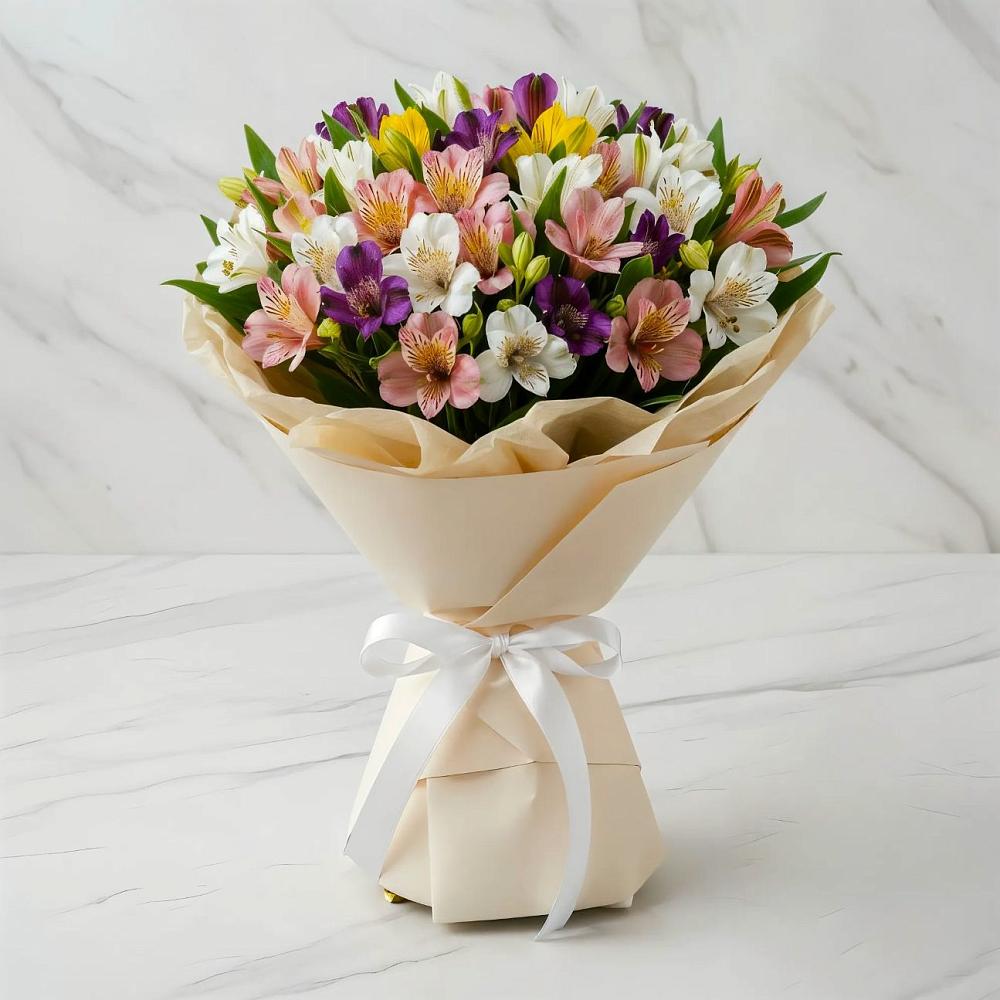 Букет цветов из: Альстромерии в Большое Буньково