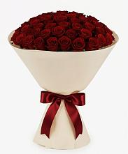 Букет 101 Бордовая роза Блэк Бакарра в Большое Буньково