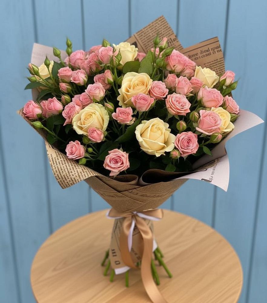 Букет цветов из: Розы в Большое Буньково