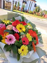 Букет цветов из:  Герберы #REPLACE_PRED# Большое Буньково
