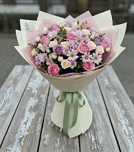 Букет цветов из:  Розы и Хризантемы в Большое Буньково
