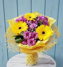 Букет цветов из:  Хризантемы и Герберы в Большое Буньково
