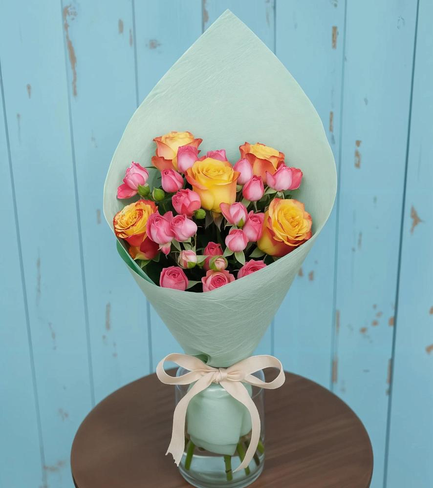 Букет цветов из: Розы в Большое Буньково