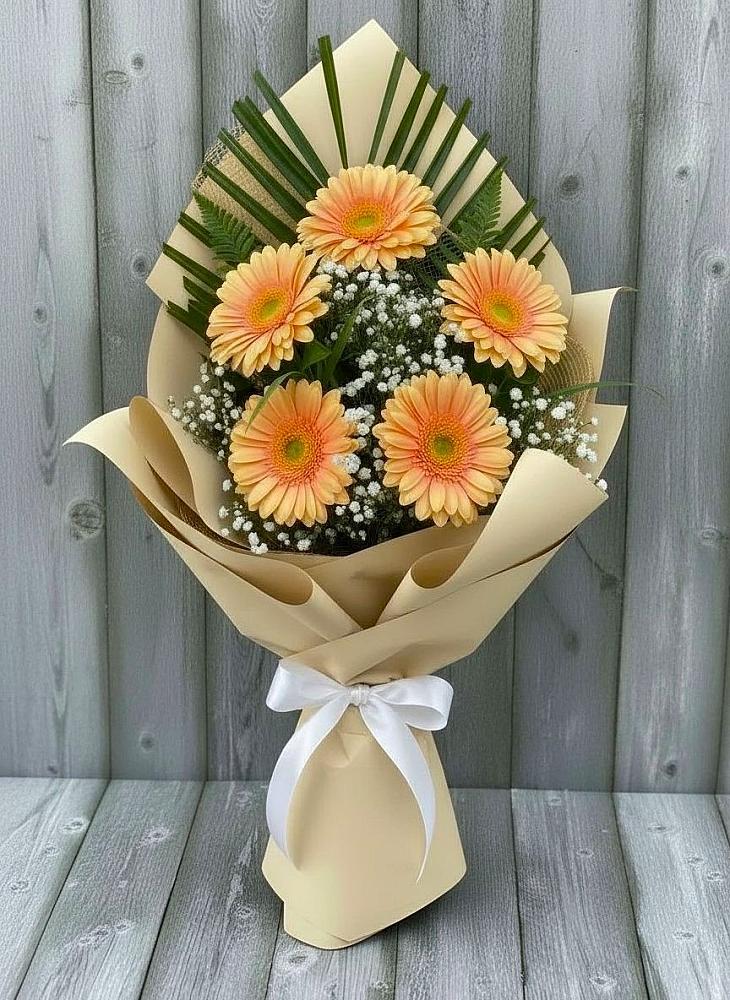 Букет цветов из: Герберы в Большое Буньково