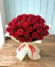 Букет 29 Красных роз в Большое Буньково