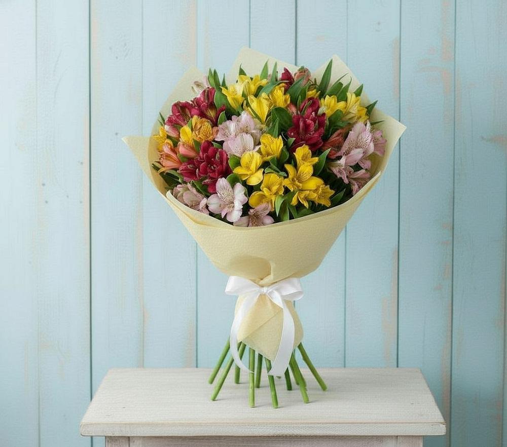 Букет цветов из: Альстромерии в Большое Буньково