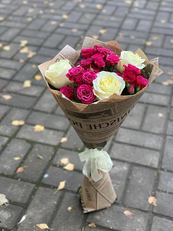 Букет цветов из: Розы в Большое Буньково