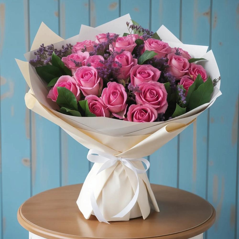 Букет цветов из: Розы в Большое Буньково