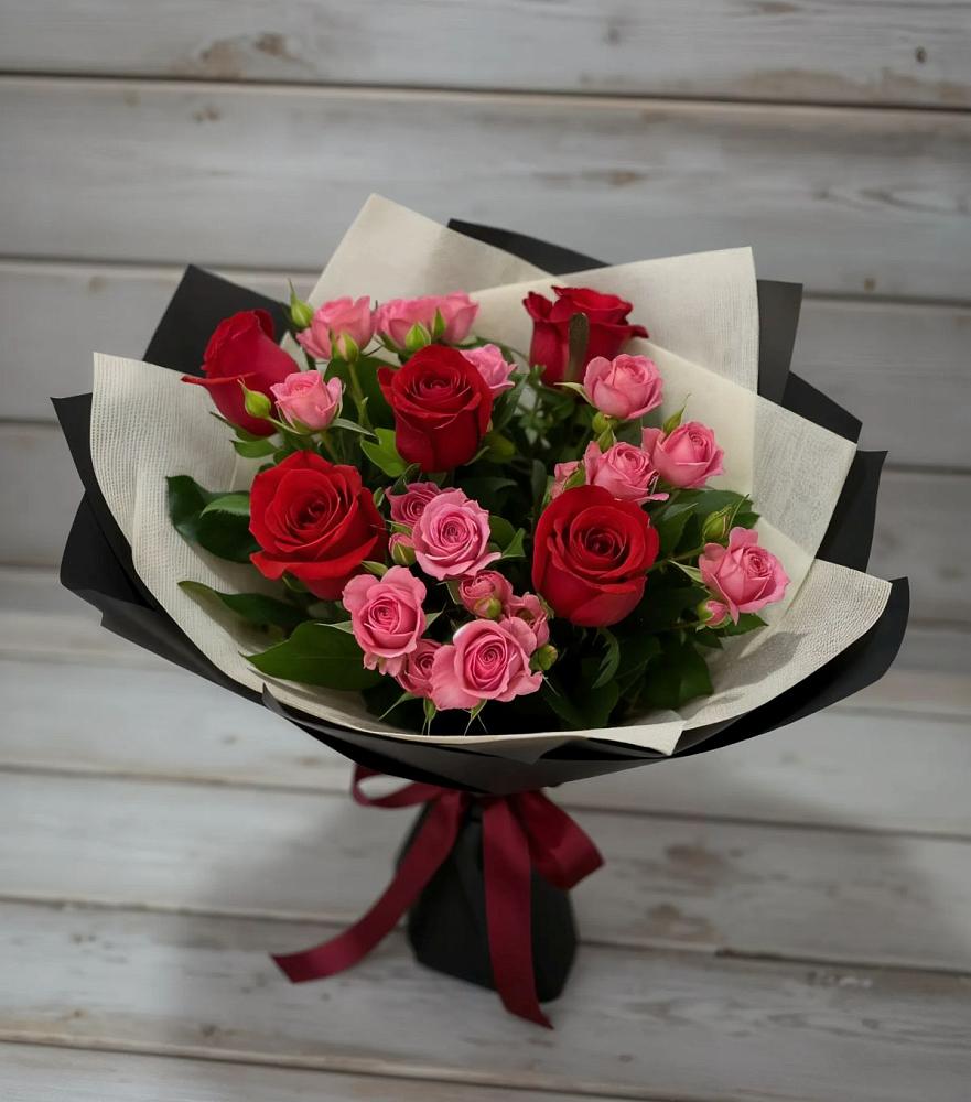 Букет цветов из: Розы в Большое Буньково