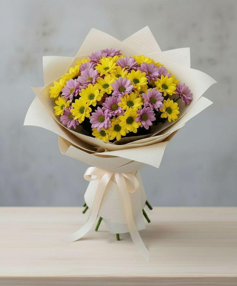 Букет цветов из: Хризантемы в Большое Буньково